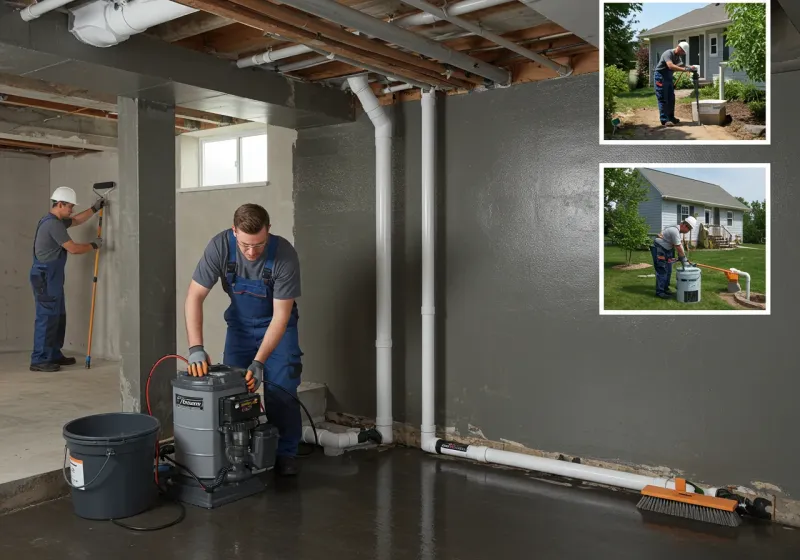 Basement Waterproofing and Flood Prevention process in Koontz Lake, IN